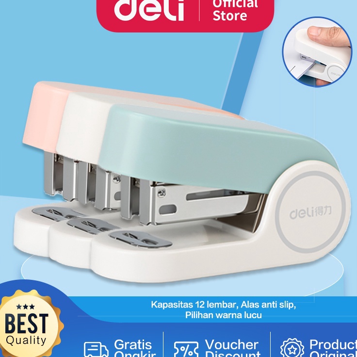 

Terkini✣➤ QGHI8 Deli Stapler / Staples Kapasitas 12 Lembar Lucu TA201 B76 ➤Best Terlaris