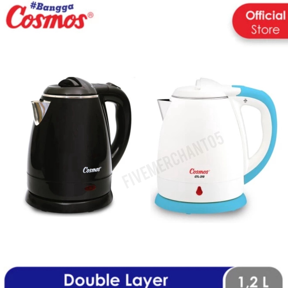 Grosir.. Teko Listrik Cosmos CTL 210 1,2 L Teko Pemanas Air Cosmos 210 Teko Air Cosmos ZYD