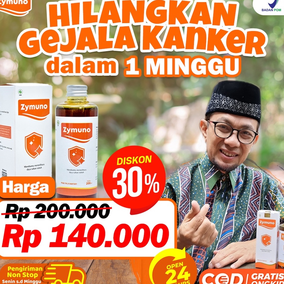 

➾Best Seller✫☊ PKCAI Zymuno - Vitamin Herbal Terapi Penyembuhan Kanker Tingkatkan Imun J69 Diskon Promo