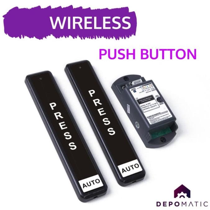 WIRELESS PUSH Button Exit Access Control Automatic Door