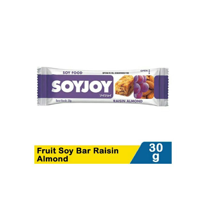 

Soyjoy Fruit Soy Bar Raisin Almond 30G