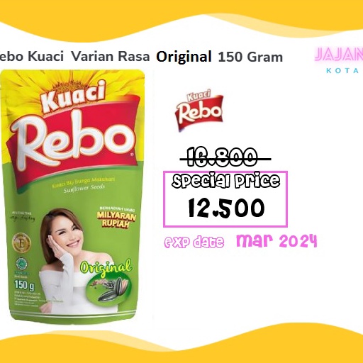 

Readystock❁➟ M960C Kuaci Rebo Rasa Original 150 gram Y65 ➺Stok Banyak