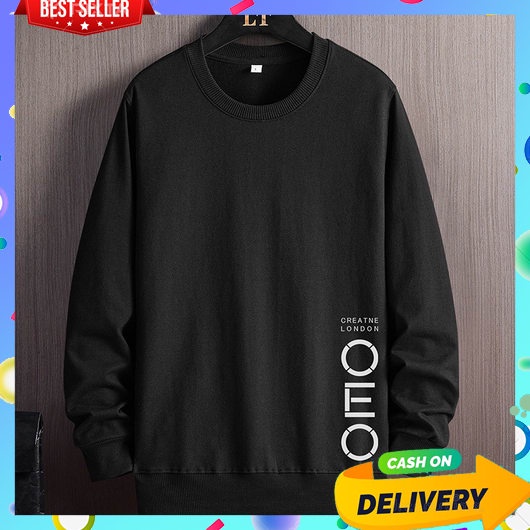 Kaos Pria Dewasa Terbaru 2023 Distro Lengan Panjang Pendek Atasan Cowok Klambi Polos Crewnek  Kekini