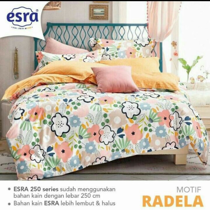 FLASH SALE SPREI KATUN ESRA 160X200X30 RUMBAI (TINGGI RUMBAI 50CM) TERLARIS