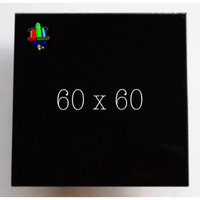 Ready stock] GRANIT HITAM GLOSSY/ GRANIT TILE Warna HITAM UK 60x60