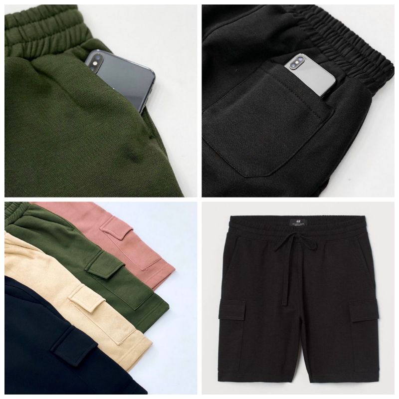 Celana Cargo Pendek / Celana Cargo Pendek Pria dan Wanita