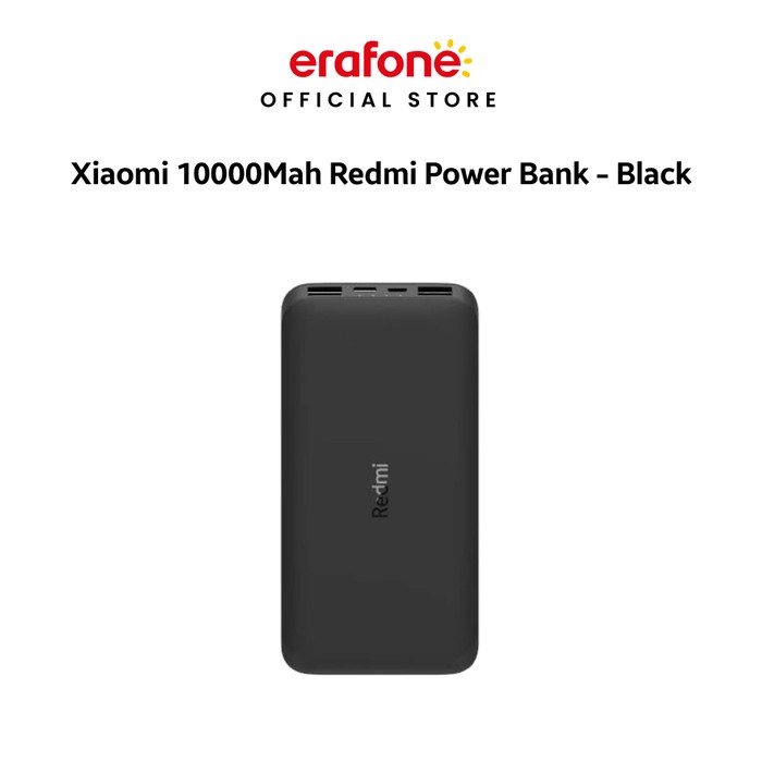 Terlaris Xiaomi 10000Mah Redmi Power Bank - Black