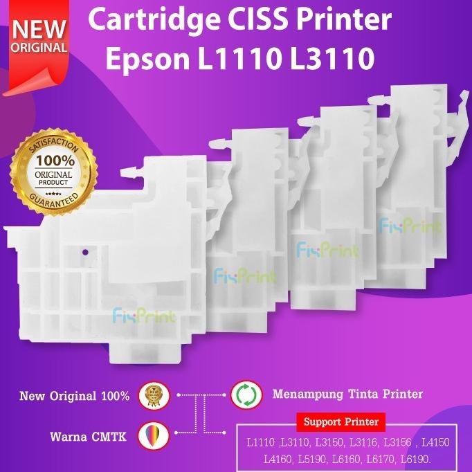 ] Ink Cartridge CISS Epson L1110 L3110 Katrid Tinta L3150 L4150 L5190