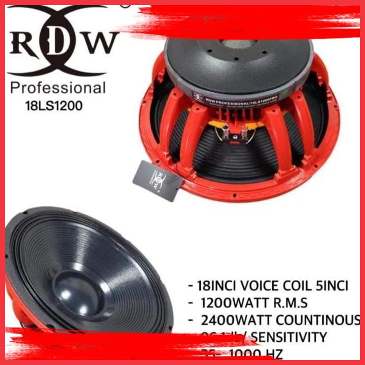 (MTT) SPEAKER RDW 18LS1200PRO ORIGINAL RDW 18LS 1200 PRO