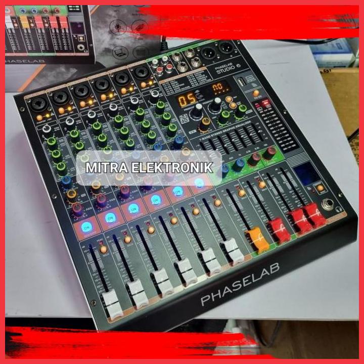 (MTT) MIXER PHASELAB STUDIO 6 CHANNEL MIXER PHASE LAB 6 CHANNEL