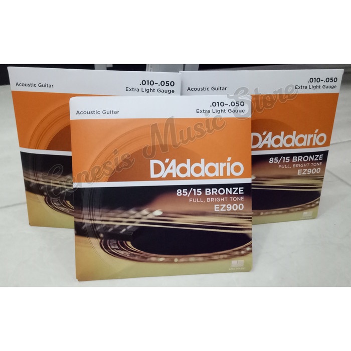 BEST SELLER Senar Gitar Akustik 010 D'Addario EZ 900 Original / D Addario EZ900