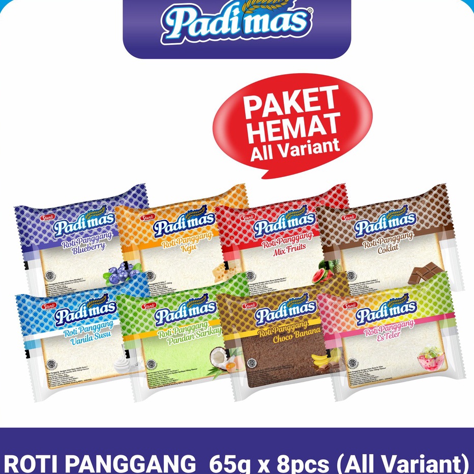 

Harga Murah❉ FTWCJ Padimas Roti Panggang Paket isi 8 (All Varian) G97 Kirim Langsung