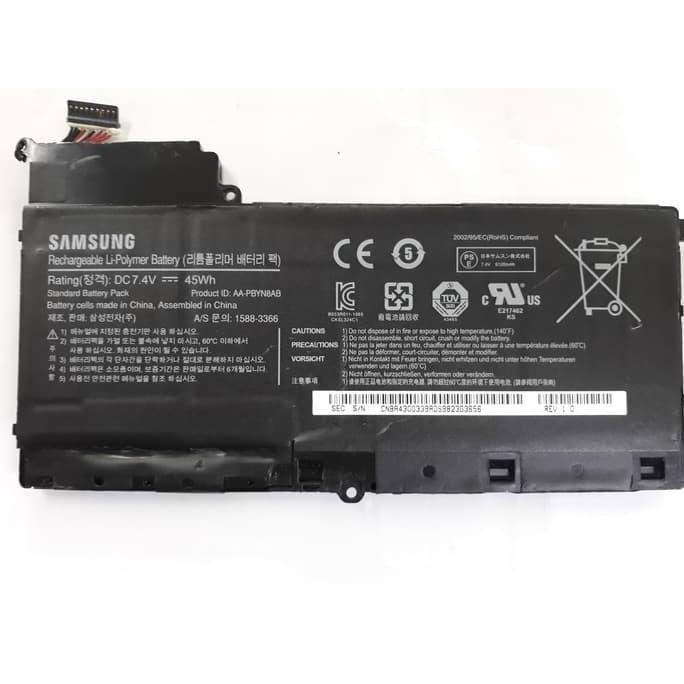Baterai Laptop Samsung Ultrabook NP530 NP530U4B AA-PBYN8AB ORIGINAL
