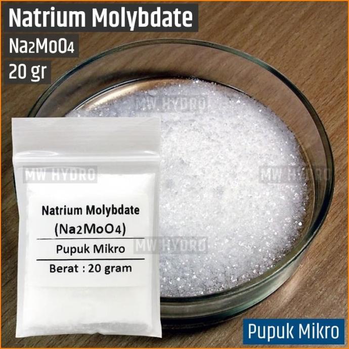 New Natrium Molybdate / Sodium Molybdate - 20 Gr - Pupuk Mikro Hoponik