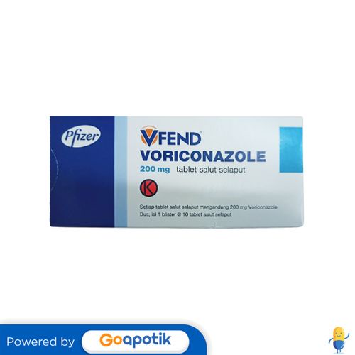 VFEND 200 MG BOX 10 TABLET