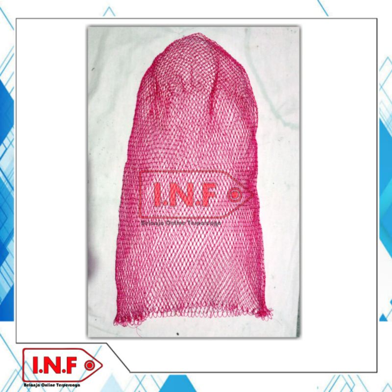 Serok ikan besar + benang tambang + jaring ikan rajut murah ukuran besar dan kecil