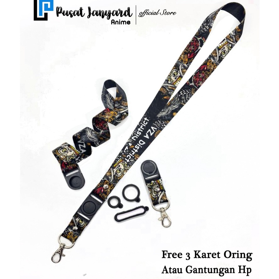 

【Penjualan Terbaik】✅COD Lanyard tali BARONG BALI VZA PRINTING /tali lanyard BARONG VZA FULL PRINTING/name tag/perlengkapan sekolah kantor dll termurah/ PUSAT LANYARD&AKSESORIS BANDUNG