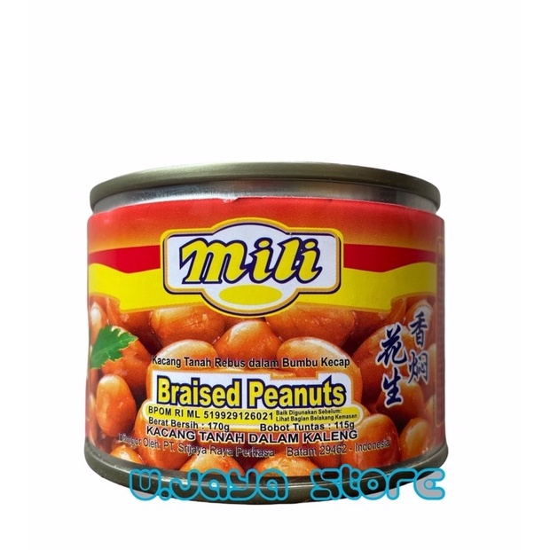 

Promo✫ PDNH9 Mili Braised Peanuts ( Kacang Tanah Dalam Kaleng ) 115 Gram B69 ❄Best Produk