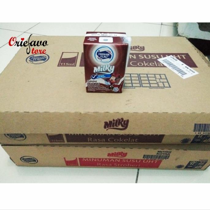 

@#@#@#] Bendera Frisian Flag Milky Coklat,Stroberry 115 ml - Isi 36 Pcs