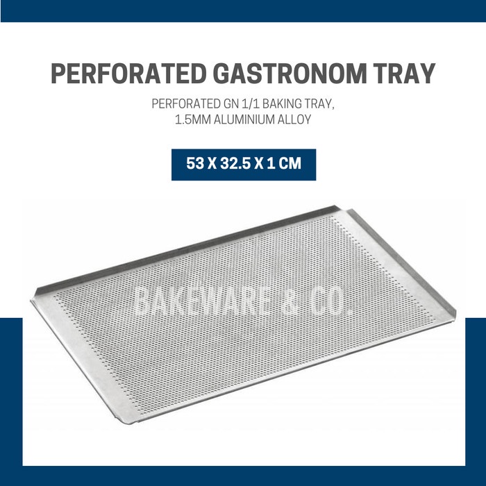 Perforated Gastronom Gn 1/1 Baking Tray - Rationale Unox Combi Oven