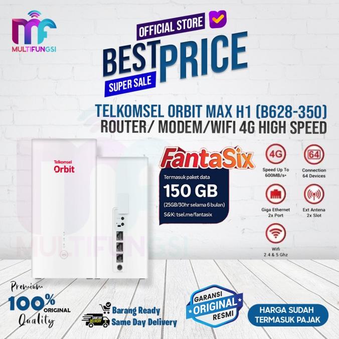 Telkomsel Orbit Max H1 (B628-350) Router/ Modem/Wifi 4G High Speed