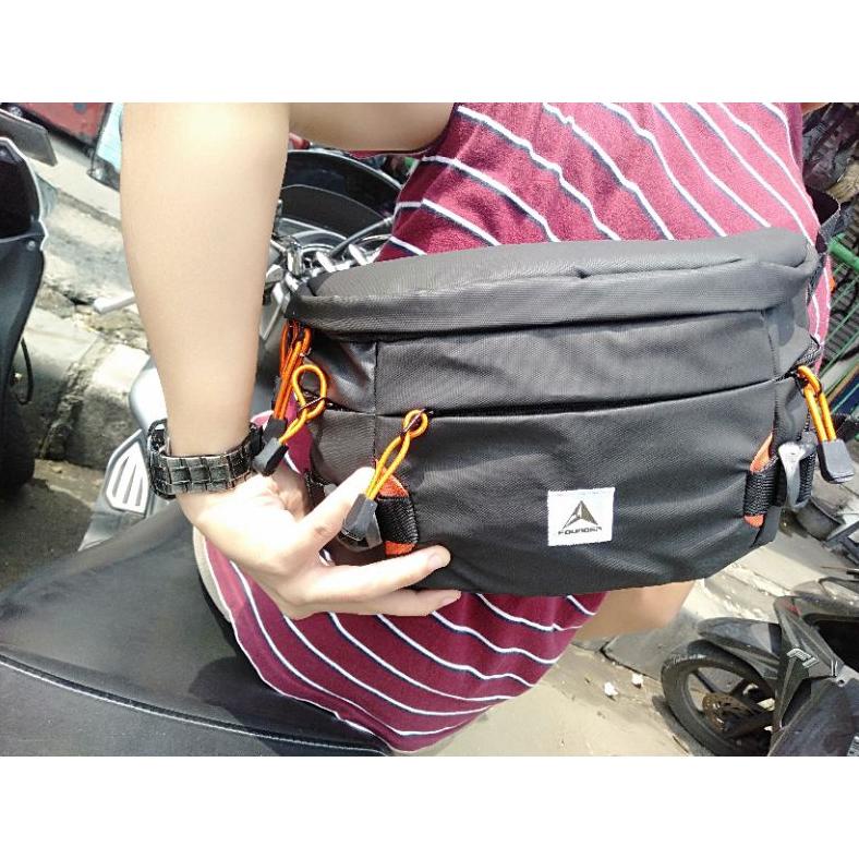 WAS807 tas selempang pinggang tactical / tas selempang wanita / tas selempang pria / waistbag jumbo 