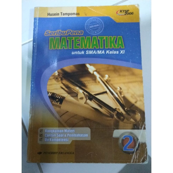 SeribuPena Matematika SMA Kelas 2 Erlangga KTSP 2006