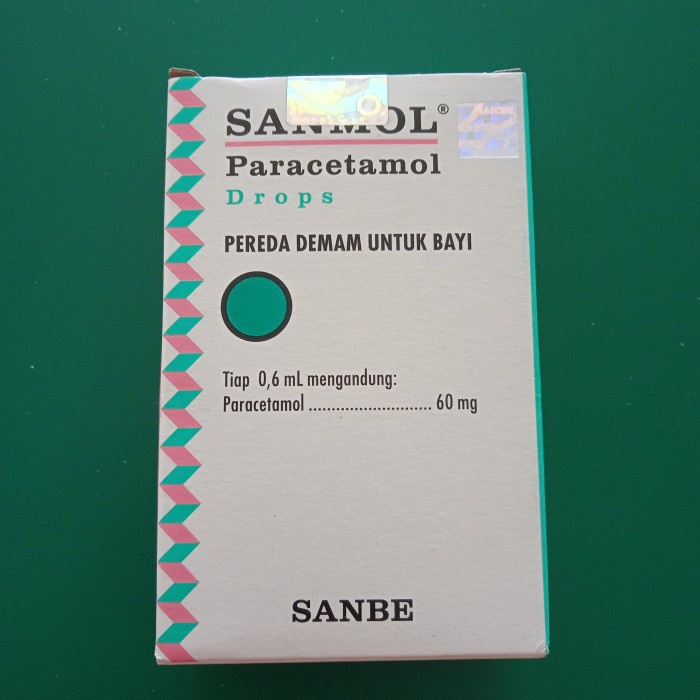 Obat Penurun Demam Anak Sanmol