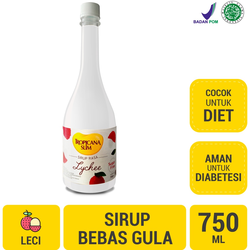 

Serba Murah 8HAK9 Tropicana Slim Sirup Leci 750 ml - Syrup Bebas Gula Lychee Q44 ➙Terkini