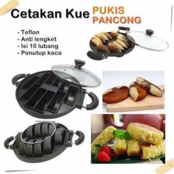 [ New ] Loyang Cetakan Pukis/Pancong Happy Call + Tutup Kaca Original
