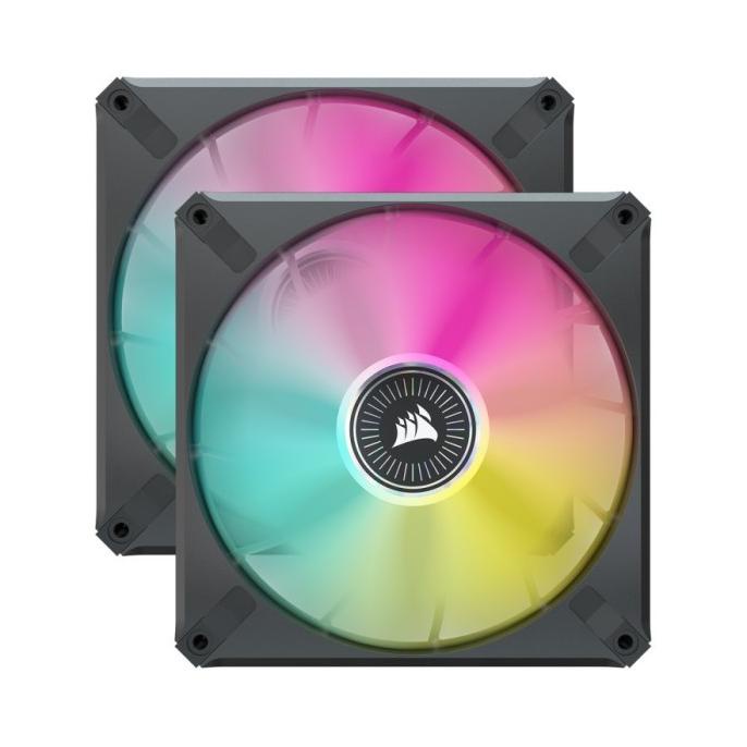 CORSAIR iCUE ML140 RGB ELITE PREMIUM PWM Magnetic - 14CM DUAL FAN
