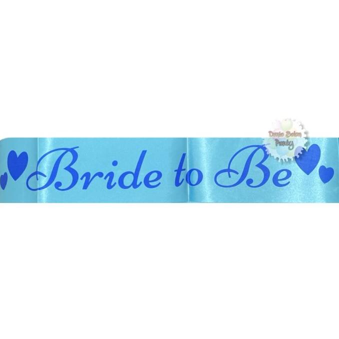 #@#@#@#@] Sash Selempang Bride To Be / Selempang Bride To Be Font Sambung