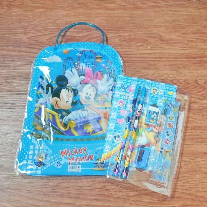 

Stasionary Set Tas Alat Tulis 7 In 1 Anak Sekolah Motif Kartun Pensil