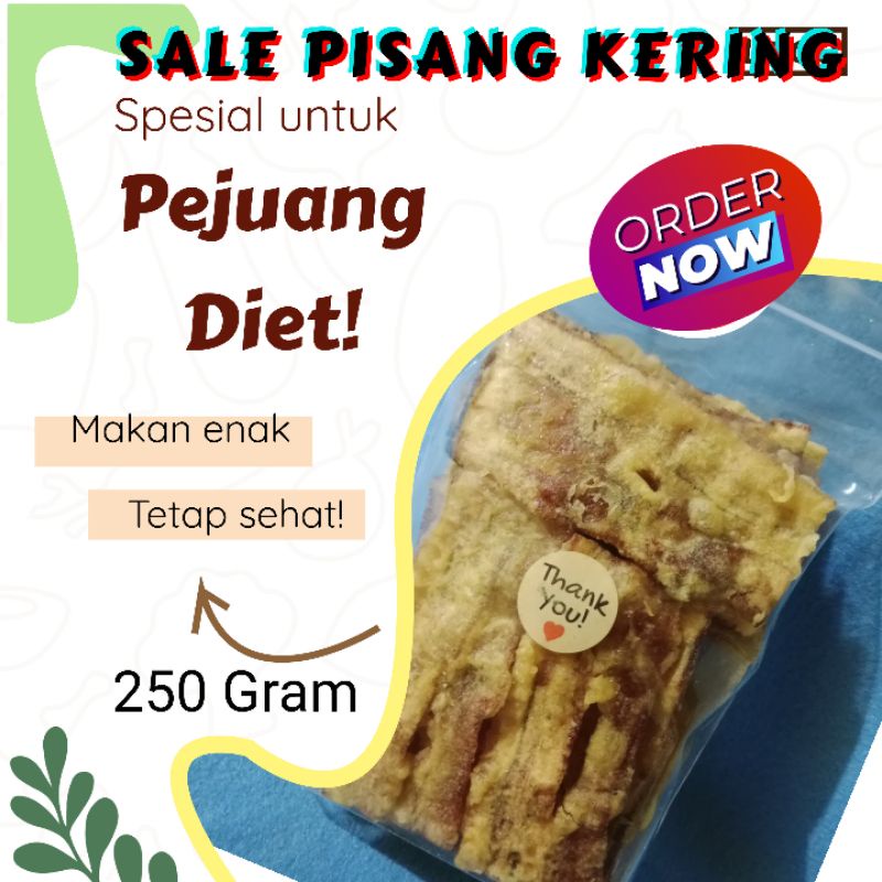 

SALE PISANG KERING 250 Gram