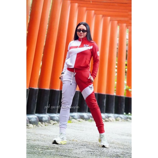 STELAN SENAM SXB MERAH PUTIH // SXB SPORT INDONESIA // STELAN SENAM // STELAN OLAHRAGA // SXB ORIGIN