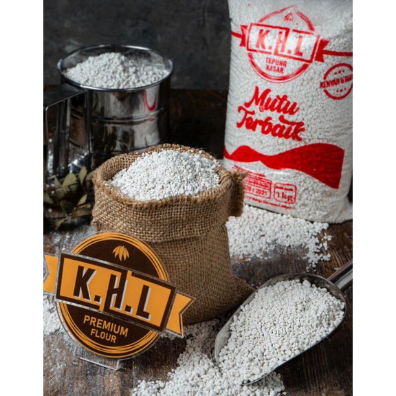 

Premium TEPUNG TAPIOKA KASAR ALA SHIHLIN 1 KG / tepung shihlin HALAL 03W