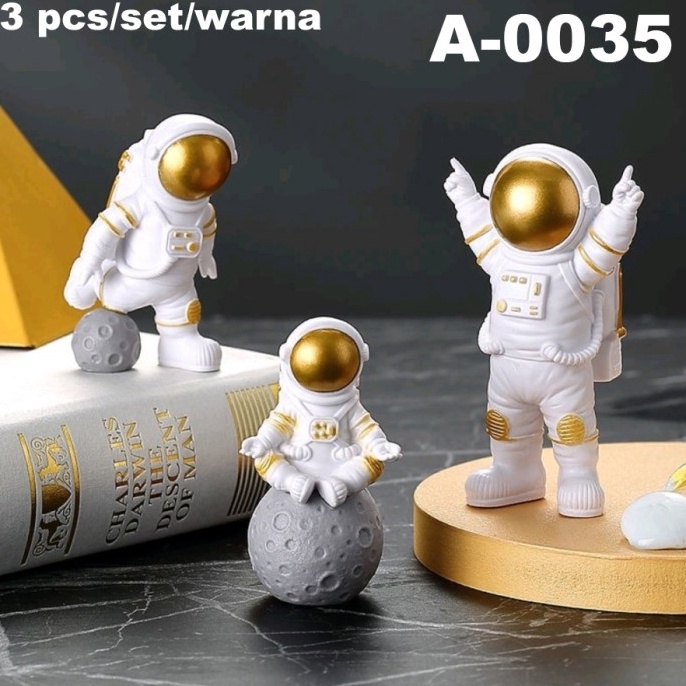 

[Miliki Sekarang] Topper Astronot, Topper Astronaut, Hiasan kue Astronot Astronaut 6W6