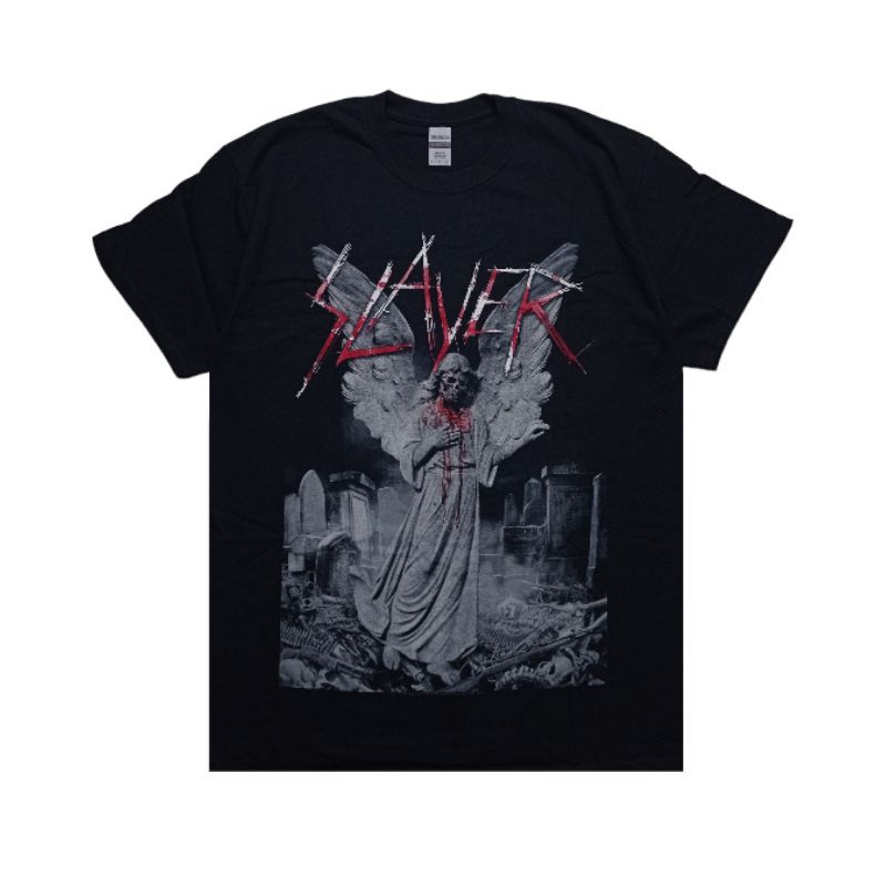 KAOS BAND ORIGINAL SLAYER - GRAVESTONE WALKS OFFICIAL MUSIC MERCHANDISE ROCKOFF T-SHIRT