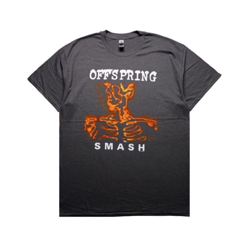 KAOS BAND ORIGINAL THE OFFSPRING - SMASH OFFICIAL MUSIC MERCHANDISE PLASTICHEAD T-SHIRT