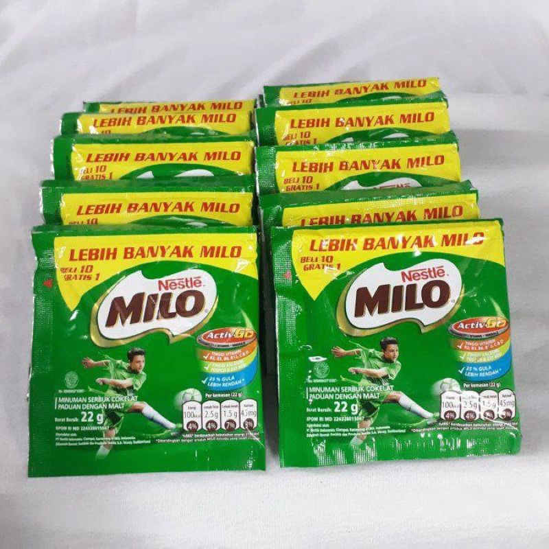 

Milo isi 11 sachet 22gram