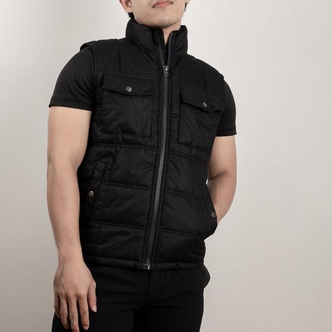 ROMPI PRIA GOODFELLOW VEST BLACK ORIGINAL