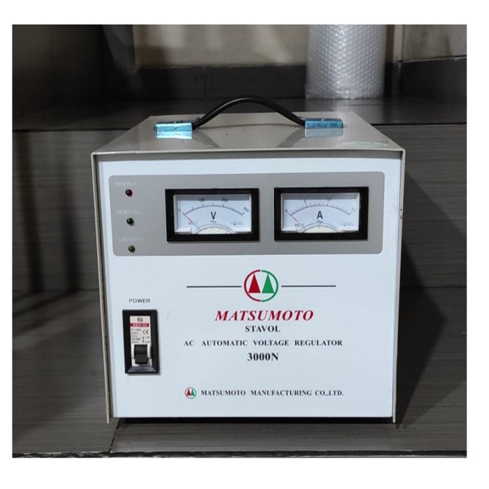 Terlaris Stabilizer Stabiliser Stavolt Matsumoto 3000 Watt 3000N Ori
