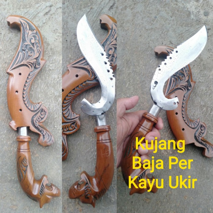 

Terlaris Kujang Baja 20Cm Ukir Macan