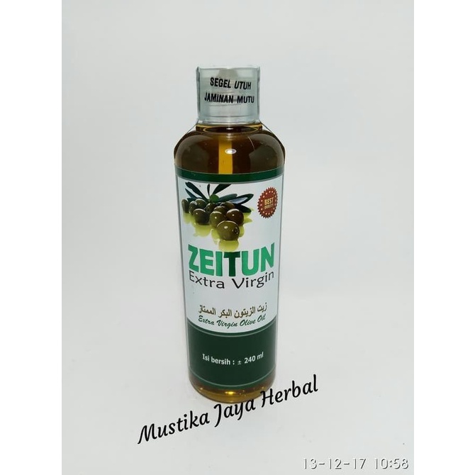 

] Minyak Zeitun Extra Virgin 240 Ml