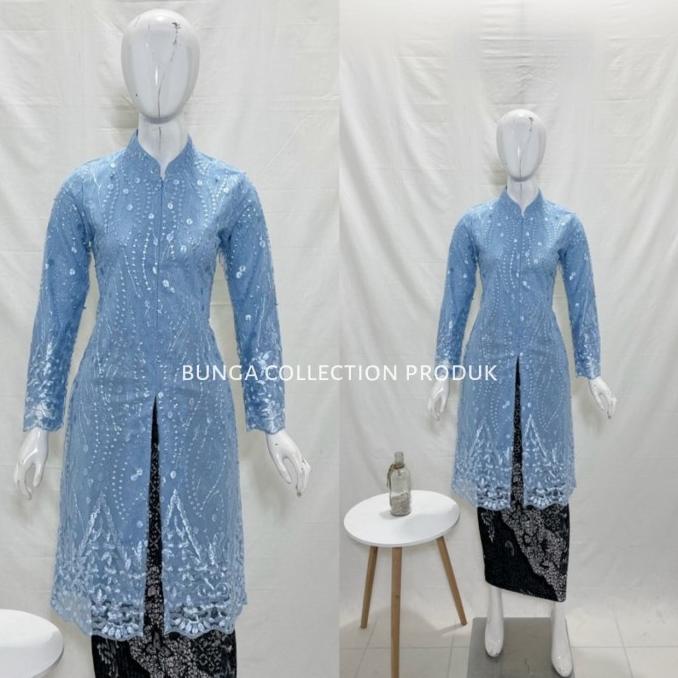 kebaya tunik brokat / kebaya tunik tille / kebaya brokat /kebaya tunik