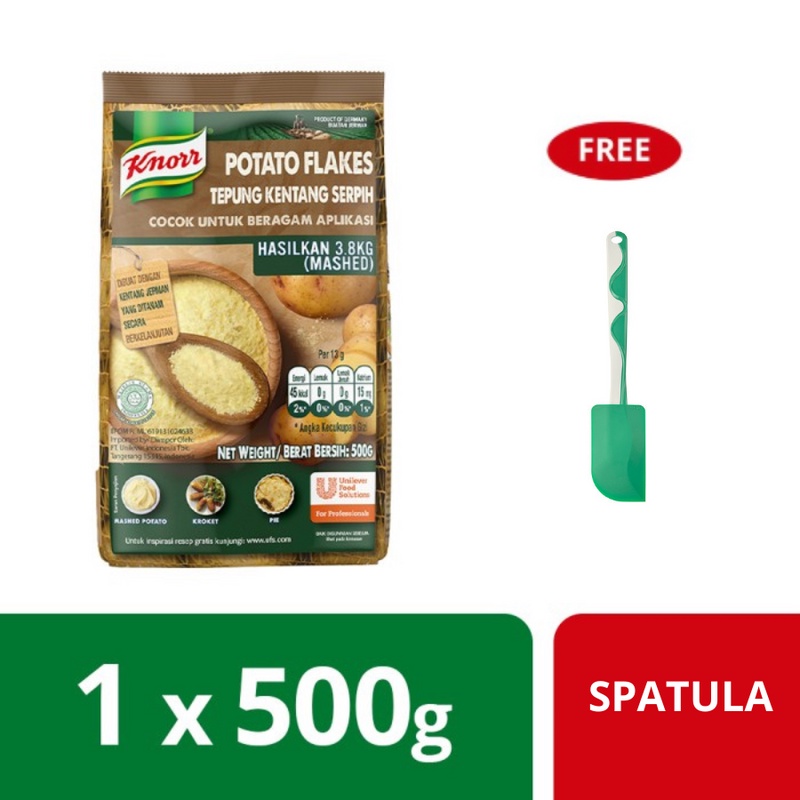 

Knorr Potato Flakes Pouch 500G Free Spatula