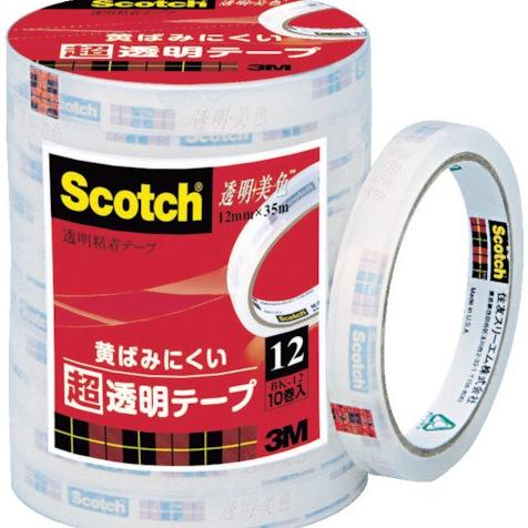 

3M transparent adhesive tape "transparent beautiful color" 12mmX35m