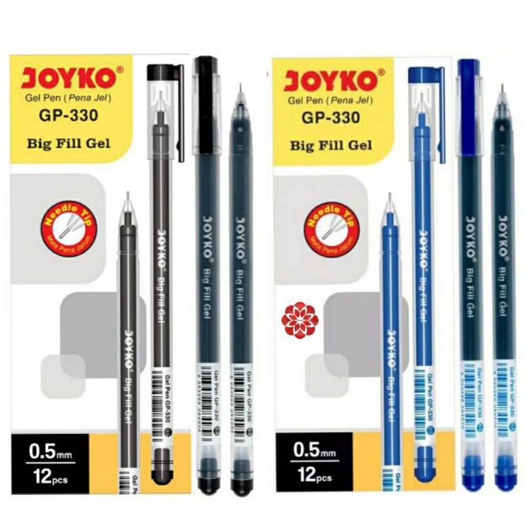 

12.12 BRANDS FESTIVAL Pulpen Gel Joyko Big Fill Gel GP-330 (1 Lusin)