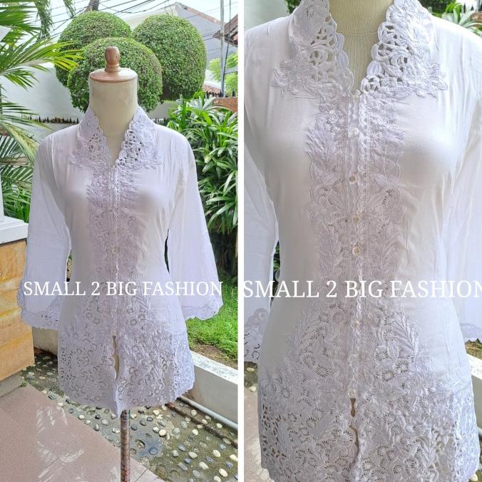 kebaya modern / kebaya encim / kebaya katun sari / kebaya bordir putih