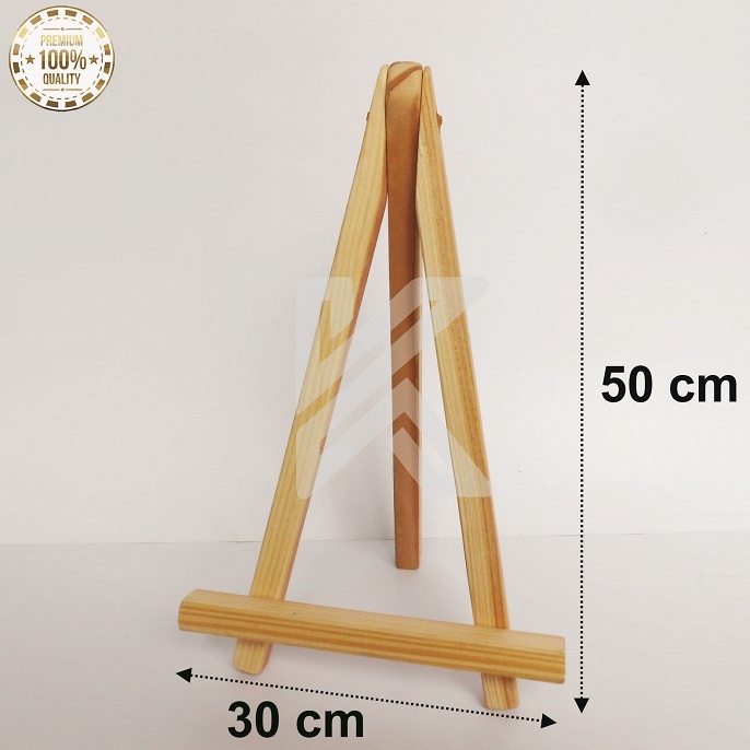 

Best terlaris Wooden Easel 30x50 cm - Stand Lukis RYT